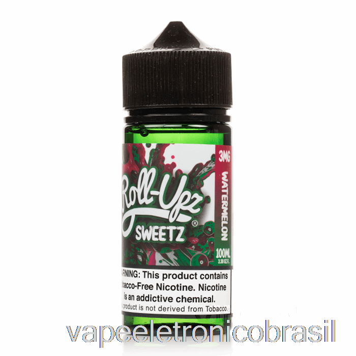 Vape Eletrônico Ponche De Melancia - Suco Roll-upz - 100ml 6mg